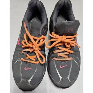 Nike Max Air Torch‎ Running Shoes Womens Size 6.5 Gray Pink Lace Up 317004-060